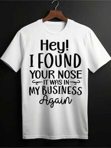 Camiseta de algodón puro - Camiseta de manga corta con cuello redondo, suave y transpirable, de corte holgado, adecuada para uso casual diario y atuendos de fiesta, ropa de verano de estilo urbano americano lavable a máquina, diseño estampado moderno, ajuste cómodo, duradera y resistente, un artículo imprescindible para la moda urbana. - Blanco - Ver 1