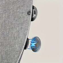 1pc Modern Magnetic Door Curtain, Thermal Insulation All Seasons, Handwashable, No Lining Design, Suitable For Any Room Privacy And Style, Fashionable Themed Shower Curtain With Metal Grommets Top - Multicolor - View 10