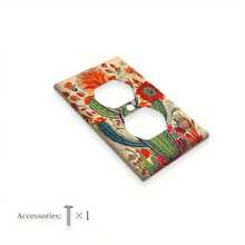 1pc 1-Gang/2-Gang Dinosaur Skeleton Light Switch Plate Cover - Decorative Wall Plate For Bedroom, Kitchen, Home Decor - A - View 11