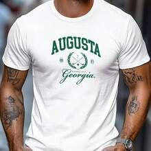 Printed T-Shirt For Men And Women - White - View 1