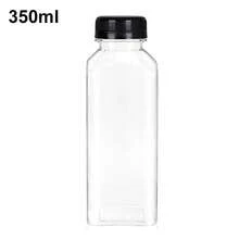 1pc/4pcs/10pcs -120ML/ 250ML/450ML-Leak-Proof Clear Plastic Juice Bottles - Perfect For Smoothies,Milk & Homemade Beverages - Juicing Containers - Clear - View 24