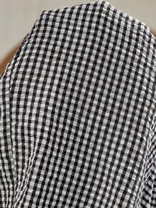 Women's Casual Ruffled High Waist Solid Color Pants, Summer Going Outs Summer For Women Women's Pants Casual For Women Summer Holidays Women's Wide Leg Pants Plain - Đen và trắng - Xem 7