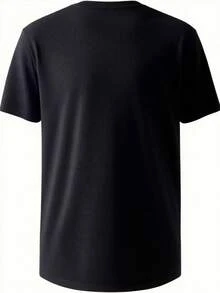 "BANDITI CURVA SUD MILANO SIN 1968" Short-Sleeved T-Shirt With A Round Neck And A Creative Print Featuring The Silhouette Of The South Stand Devil. A Personalized And Versatile Casual Garment For Football Fans, Suitable For Everyday Wear And For Going To Work. - 黑色 - 查看 2