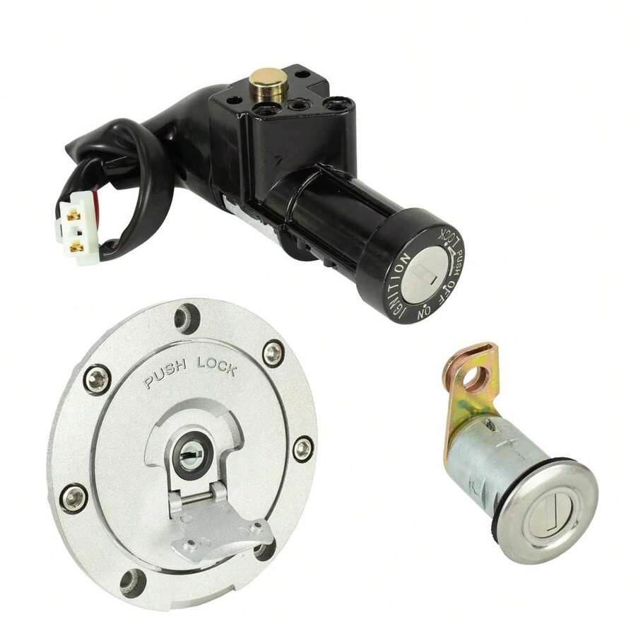 Complete Ignition Switch CB160 Leiruki - Black - View 1