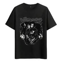 -Shirt Muscle Freak Edward Scissorhands Movie Style Modest Summer Outfits Jersey Tops Women Resort In Style Women's Summer Clothing Cotton Tops Tops Summer Summer Outfits - 黑色 - 查看 6