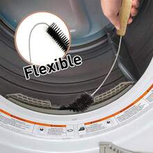 Washing Machine Cleaning Brush, Dryer Pipe Brush, Washing Machine Inner Drum Wall Cleaning Brush - Pink - View 2