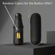 Thickened Five-Fold Collagen Umbrella, Windproof, Ultra-Light Mini Capsule Pocket Umbrella. Portable Mini Umbrella - Thoughtful, Fashionable, Durable, Manual Open And Close, Six-Rib Structure, Optional Handle, Multiple Colors Available, Suitable For Daily Use, Travel And Outdoor Activities - Upgraded 6-rib Folding Umbrella - With Box - View 10