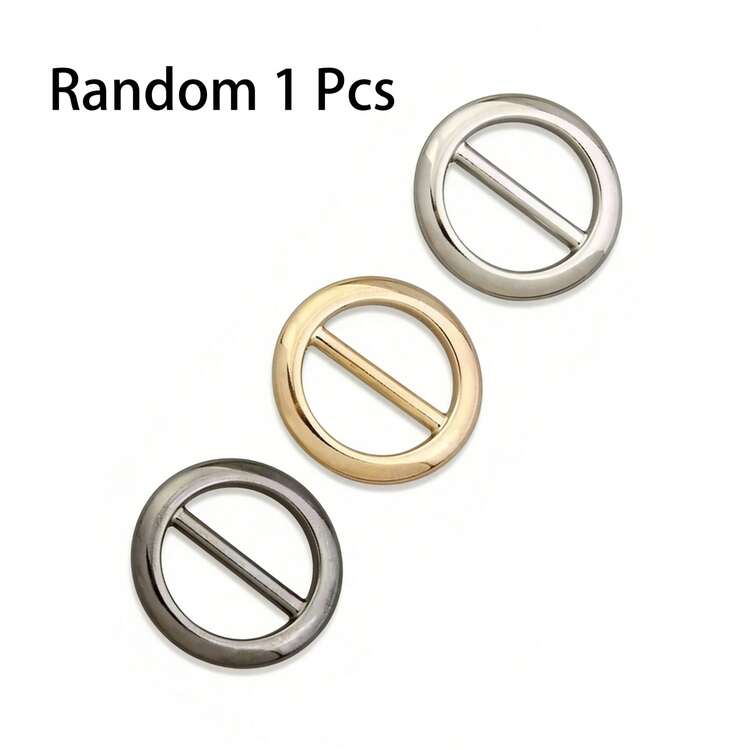 3pcs Metal Tie Clips, Available In Gold/Silver/Gun Black, Shirt Collar Clips, Belt Buckles, Scarf Rings, Fashion Apparel Accessories, Creative Holiday Gifts - A - View 11