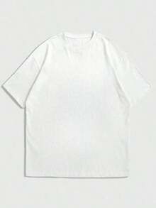 Coastal | New Men's Summer T-Shirt With Coconut Tree And Letter Print, Short Sleeve, Crew Neck, Casual Holiday Wear, 100% Cotton - 白色 3 - 查看 3