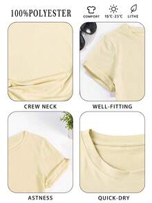 Áo thun nữ size lớn mùa hè họa tiết hổ, phong cách casual đơn giản, dáng rộng thoải mái, cổ tròn, tay ngắn, thời trang - Màu be - Xem 5
