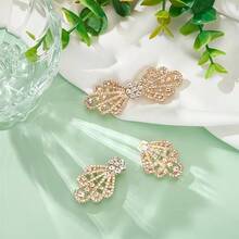 2Pcs/4Pcs Set Elegant High-End Buttons, Fur Coat Decorative Buttons With Rhinestone Decoration, Suitable For Capes, Jackets, Coats, Trench Coats And Shawls, Invisible Sewing Hole Design, Traditional Cheongsam Buttons - Multicolor - View 6