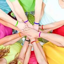 30-1pack Summer Candy Color Silicone Wristbands, Suitable For Concerts, Electronic Music Events, Stadiums, Fashion Apparel, Multiple Colors Available - Multicolor - View 2