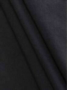 1 pieza de ropa para adolescente, con la frase "Born To Yap". Patrón de lazo, camiseta de manga corta, camiseta con estampado de letras, cuello redondo regular, tela transpirable, estilo casual. 210g 100% algodón, todos los patrones están impresos. Unisexo. - Negro - Ver 4