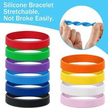 30-1pack Summer Candy Color Silicone Wristbands, Suitable For Concerts, Electronic Music Events, Stadiums, Fashion Apparel, Multiple Colors Available - Multicolor - View 7