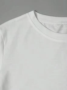 Última camiseta gráfica BACKSTREET en colores cómodos - Top casual de manga corta y cuello redondo para mujer, hecha de tela suave y de corte holgado, imprescindible para todas las amantes de la moda. Camiseta holgada, casual y versátil. - Blanco - Ver 3