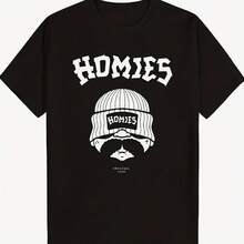 Homies T-Shirt 100% Cotton, Soft & Comfortable Gift For Men, Women, Family & Friends - 220g - Shape - View 1