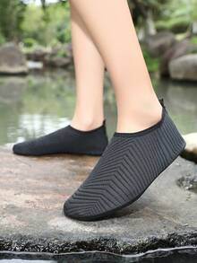 女士徒步鞋、沙滩冲浪鞋、远足涉水鞋 - 黑色 - 查看 3