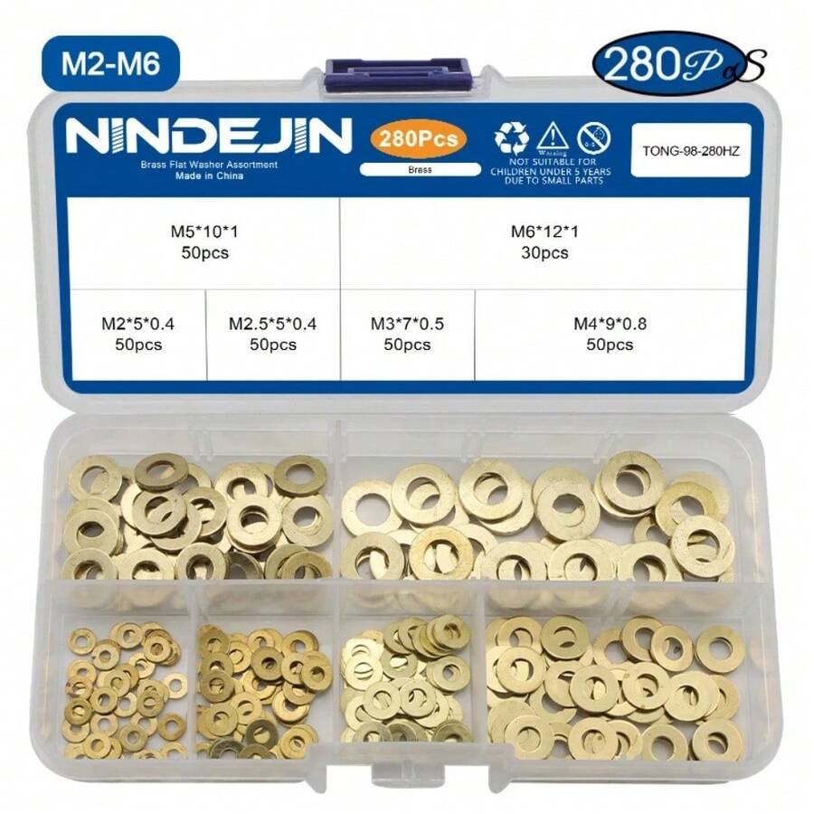Washers - M2-M6 280 יחידות - ראה 1