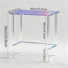 1 chiếc bàn console, bàn sofa 2 tầng hiện đại trong suốt, bàn phụ bằng acrylic hẹp, thiết kế tối giản độc đáo, phù hợp cho phòng khách, hành lang, tiền sảnh. - Nhiều màu - Xem 11