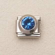 1pc Multi-Color Stainless Steel Bracelet Accessory With Large Round Pendant, Suitable For DIY Handmade Bracelets, Necklaces And Other Jewelry, Freely Combinable To Perfectly Match Various Outfits - Multicolor - View 17