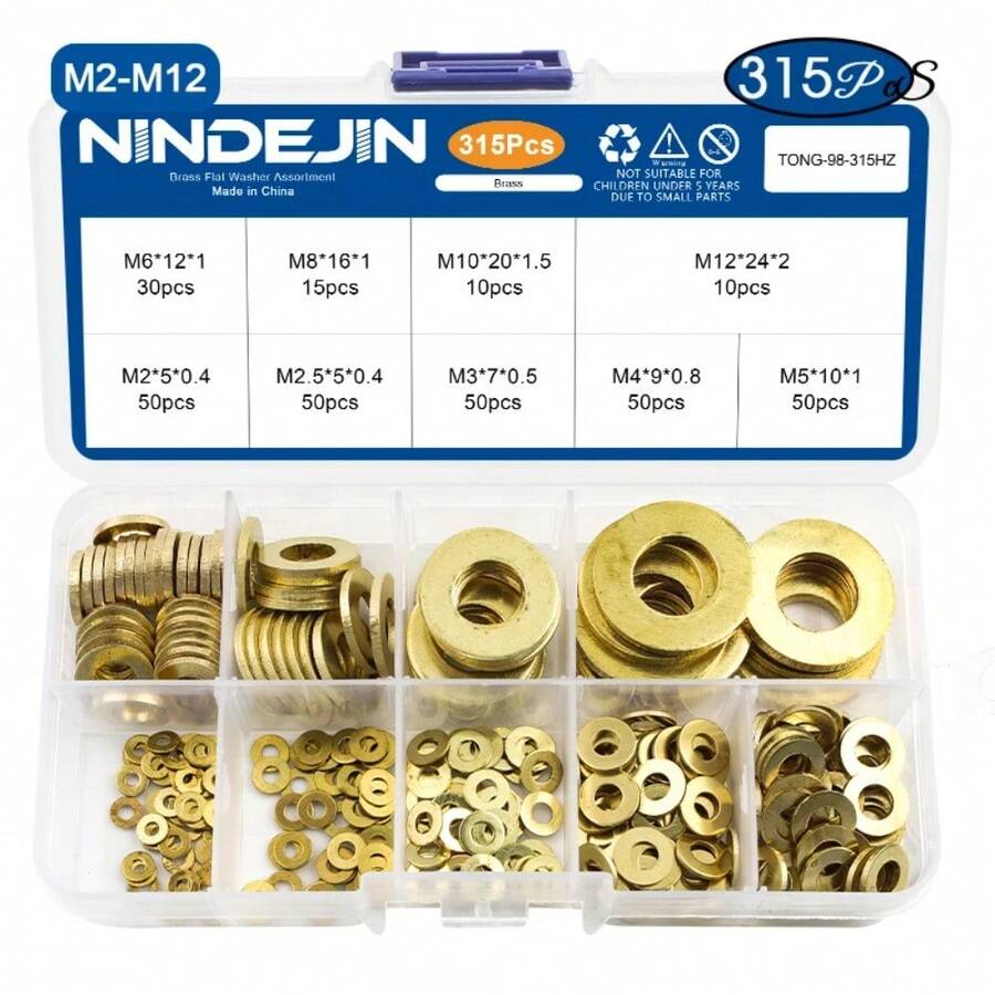 Washers - M2-m12 315pcs - View 1