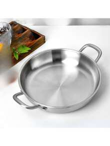 Stainless Steel Wok, Non-Stick Professional Frying Pan, Suitable For Cooking Pizza And Stir-Fry - Dishwasher , Compatible With All Stovetops - View 5