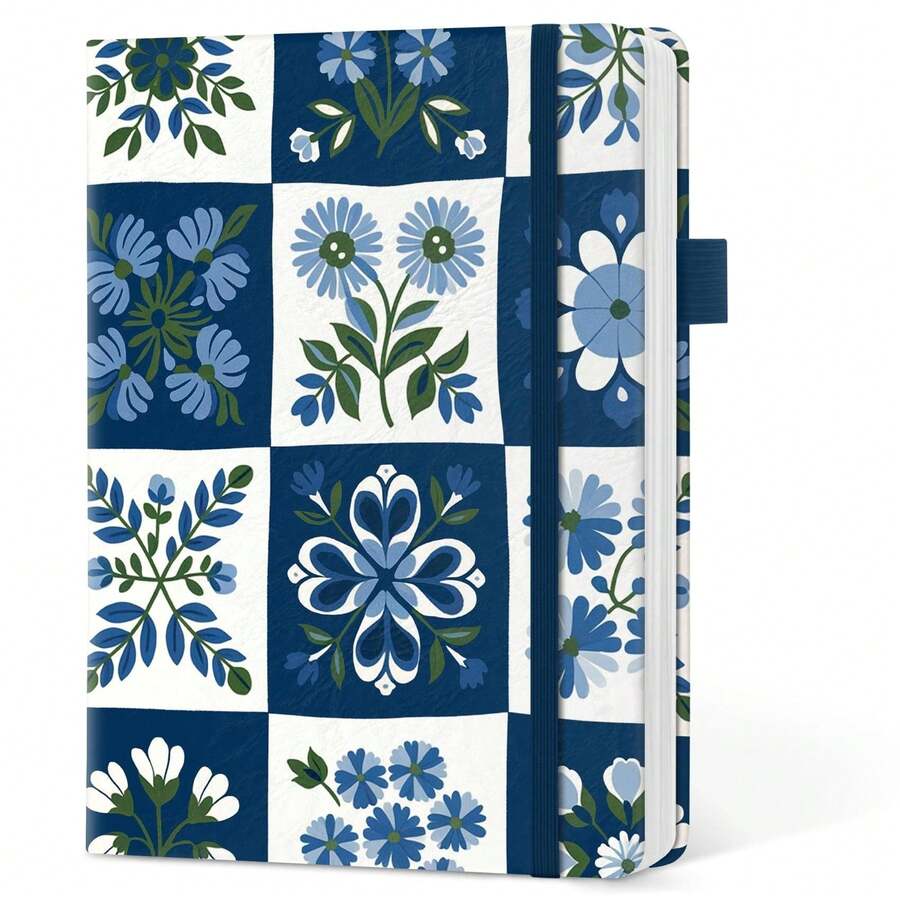 Pretty Lined Journal For Women, Aesthetic Cute Hardcover Leather Journal For Writing, A5 College Ruled Notebook For Work & Note Taking, Perfect For Office School Home, 160 Pages, Sunset - Q-petal Array - View 1