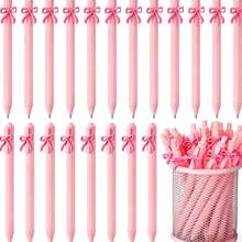 10 bolígrafos de tinta con lazos rosas, decorados con lindos lazos rosas, adecuados como regalos para niñas, recuerdos de fiesta, regalos de cumpleaños, regalos navideños, recuerdos de boda y regalos escolares/de graduación, artículos de oficina - Ver 6