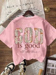 Camiseta con Diseño Gráfico, Regalo para Amantes de los Libros, Camisetas Gráficas para Mujer, Ropa de Verano para Mujer, Camiseta Casual de Manga Corta con Cuello Redondo para Mujer - Rosa Pálido - Ver 2