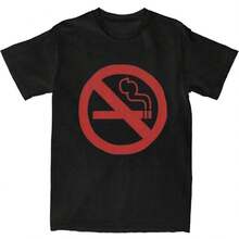 Printed T-Shirt For Men And Women - Black - View 1
