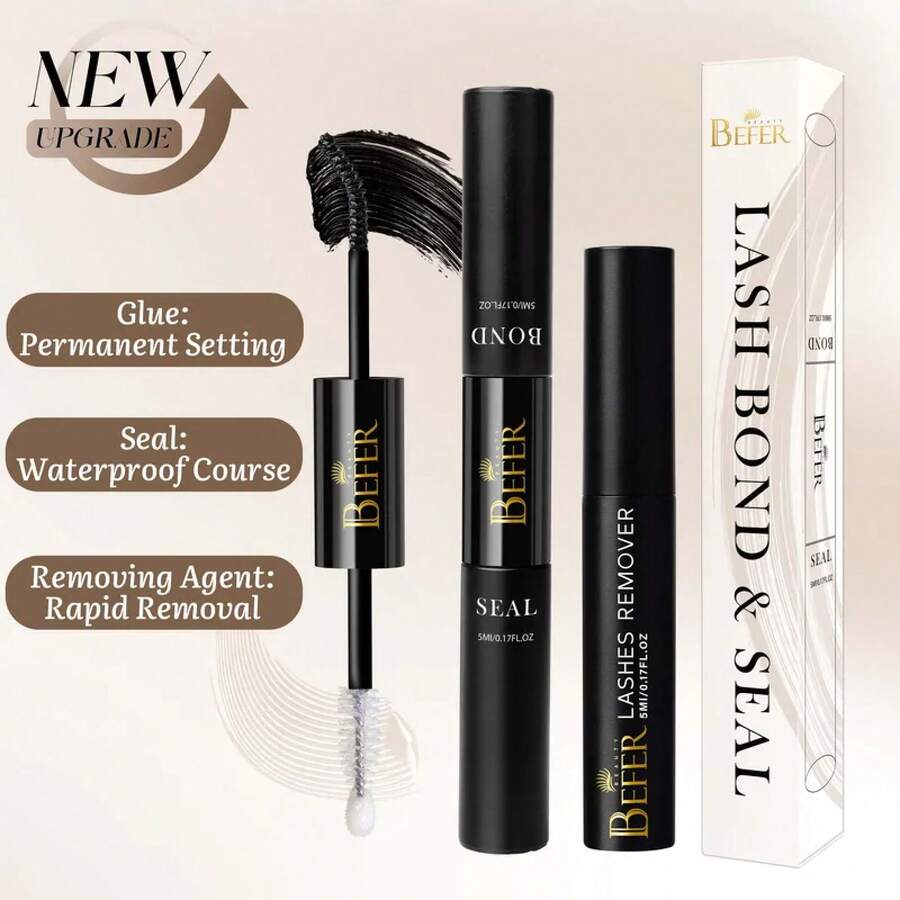 False Eyelashes And Adhesives Kits - 2in1Glue - View 1
