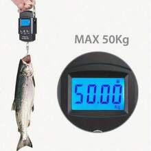 Portable Scale Digital LCD Display 110lb/50kg Electronic Luggage Hanging Suitcase Travel Weighs Baggage Bag Weight Balance - B - View 8