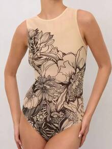 Cikini Quick Drying Printed One-Piece Swimsuit Beach Skirt Summer Beach Swimwear Bathing Suit For Women - Two-piece - View 7