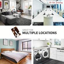 1pc 2D Flat Printed Brown & White Outlet Cover Plate, Light Switch Panel, Multiple Styles Available, Suitable For Bedroom, Kitchen, Home, 2D Flat Design - A - View 9