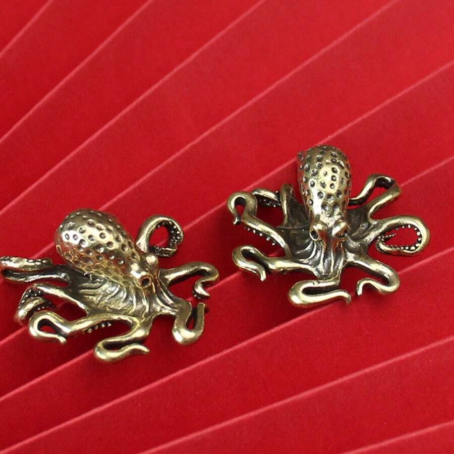 1pc Octopus Desk Decor - Cute, Creative, Multifunctional Tabletop Or Scene Ornament, Best Gift For Birthday, Graduation - 1PC - View 1