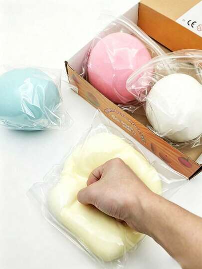 10 cm, Boule de fromage fluide extra-large, Boule de sésame géante à presser, Boule fluide géante anti-stress, Jouet anti-stress à rebond lent extra-large, Parfait pour la détente et la réduction du stress, Convient pour le bureau, la salle de classe ou la maison, Peut également être offert comme prix en classe, cadeau de fête, cadeau d'anniversaire ou cadeau de vacances, à des amis, à la famille, à des proches ou à un partenaire, cadeau surprise, cadeau d'anniversaire, cadeau parfait.