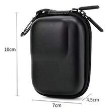 Hard Shell Carrying Case Portable Bag For Hero 12, Mini Hard Shell Portable Travel Storage Bag, Also Suitable For Hero 11/10/9/8/7/6/5/4, Osmo Action 3, AKASO, Campark, YI Action Cameras - Black - View 3