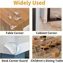 Corner Protector,Furniture Corner Guard & Safety Bumpers Table Corner Edges & Corners,12 Pack - 1 - View 5
