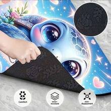 1 Piece Cartoon Stitch Pattern SUV Trunk Mat - Cute Design, Easy To Clean, Protects The Interior, Stylish And Durable, Suitable For Home Use - 1* - View 2