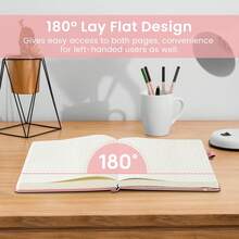 Lined Journal Notebook For Women & Men, Hardcover Leather Journal For Writing, A5 College Ruled Notebook For Work & Note Taking, Perfect For Office School Home Supplies, 160 Pages, Butterfly - V-pink - View 4