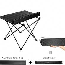 Foldable Camping Table, Lightweight Picnic Table - With Storage Bag, Portable Outdoor Folding Table - Suitable For Hiking, Backpacking And Fishing - Multicolor - View 5