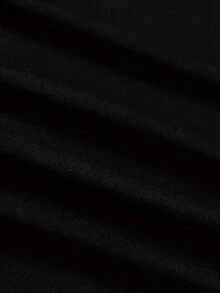 Top Casual de Verano para Mujer con Mangas Cortas y Cuello Redondo, con Estampado de Letras "Birthday Queen", Lavable a Máquina - Negro - Ver 3