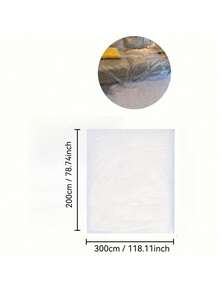 1/2pcs Waterproof Plastic Furniture Dust Cover Set - Protects Car, Bed And Sofa - Dustproof - Furniture Protection Cover, Suitable For Home, Travel, Bags, Storage, Organization, Universal Cover, Washing Machine Dust Cover, Other Home Appliance Dust Cover - Multicolor - View 21