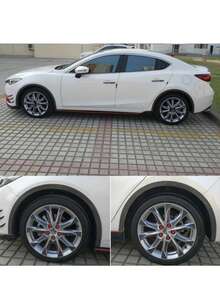 1pc Matte PVC Fender Flare Protector, Anti-Scratch, Anti-Collision Protective Strip For Car Front Fender - A - View 8