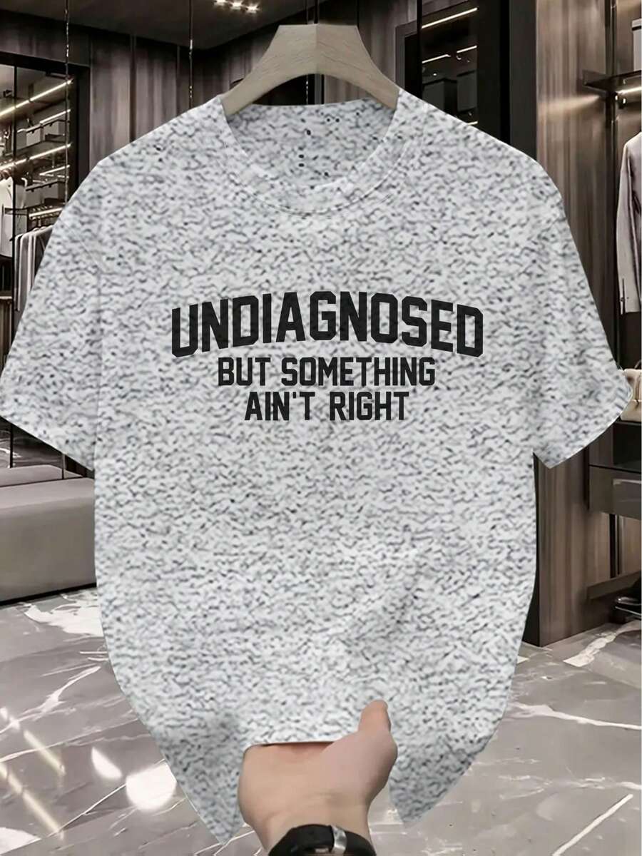 Camiseta de Moda para Hombre - Gris - Ver 1