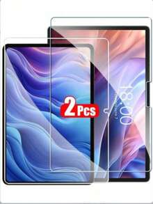 适用于 iPad 第十代 10.9 英寸（2022 年款）的 2 片装屏幕保护膜，兼容面容 ID 和 Apple Pencil，超硬钢化玻璃膜，防刮花，无气泡，高清，防爆，防指纹，适用于 Apple Mini/Air/Pro 平板电脑，防水，防震，防摔，全覆盖 - 無色 - 查看 2