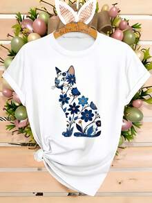 Women T-Shirts - White - View 6