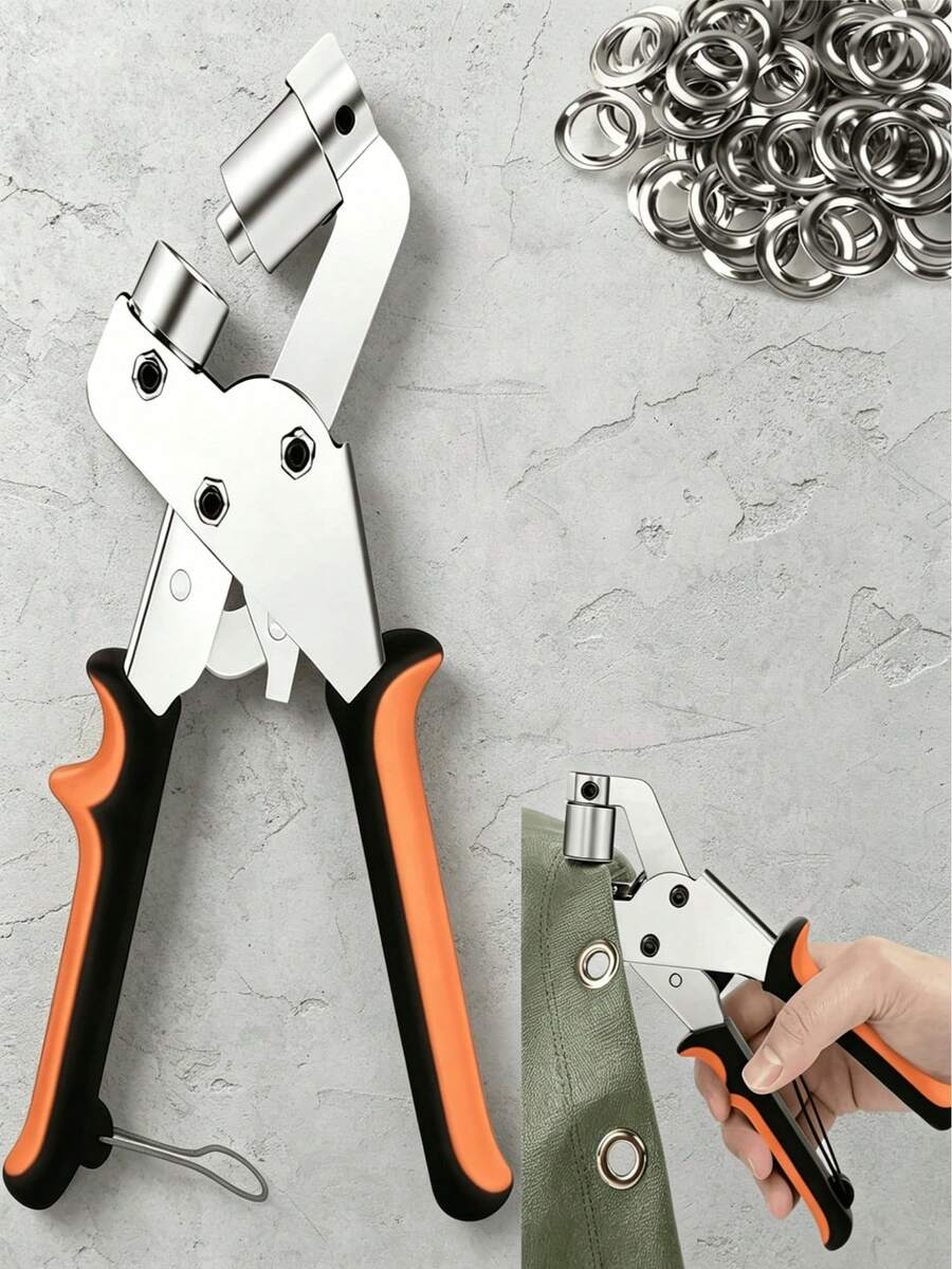 玉米钳、手动冲孔工具、手持式手动鸡眼工具、铆钉压钳、人造革和防水面料制品、缝纫和手工必需品、DIY手工工具，是缝纫和手工艺制作的必备工具。