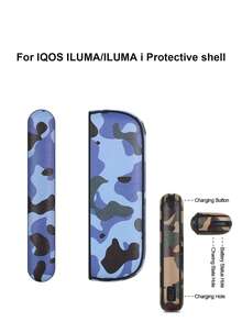 1 buah Casing Pelindung IQOS ILUMA/ILUMA Seri I, Aksesori Penting, Desain Serbaguna, Portabel, Anti Jatuh, Anti Gores, Anti Sidik Jari, Perlindungan 360°, Gaya Pasangan Multi-Warna, Unisex, Kulit PU Halus, Sentuhan Nyaman, Kasual Bisnis, Casing Pelindung Khusus yang Sangat Cocok, Termasuk Kotak Hadiah - Kamuflase ILUMA/ILUMA i - View 9
