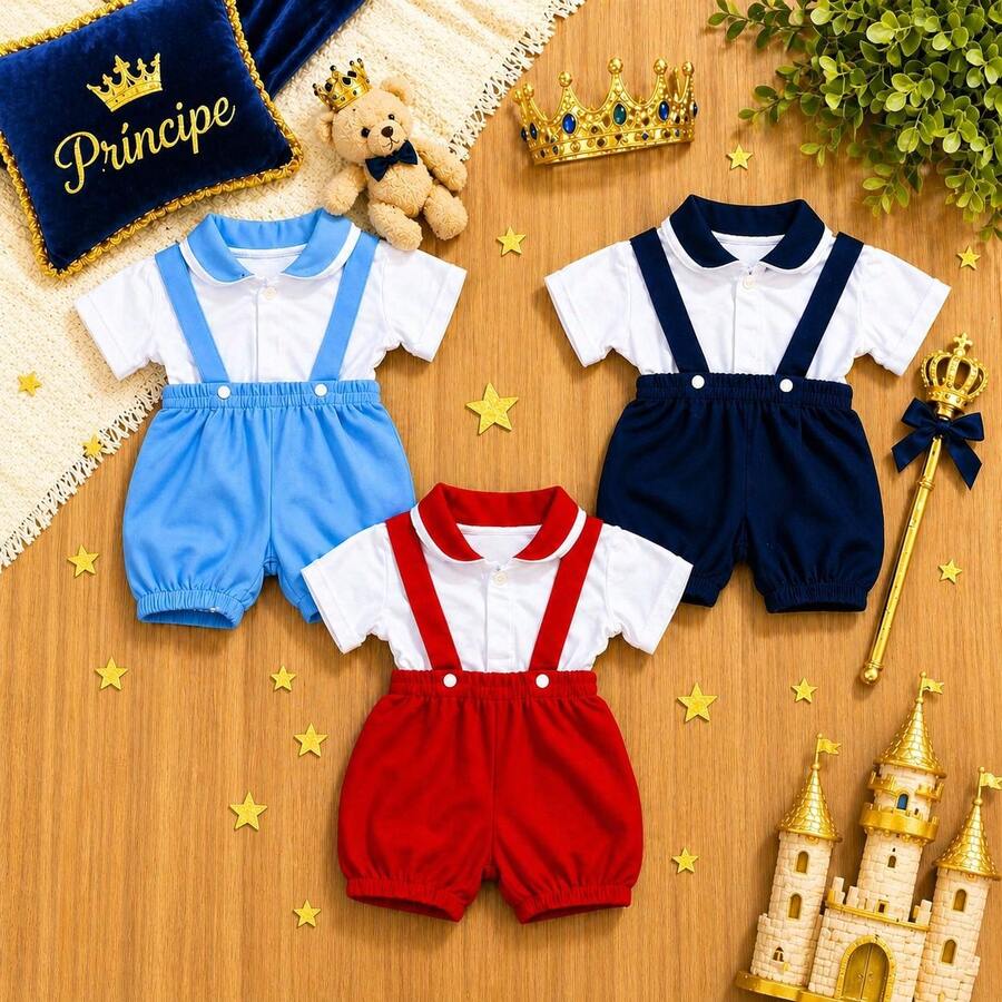 Baby Boys Jumpsuits - Multicolor - View 1